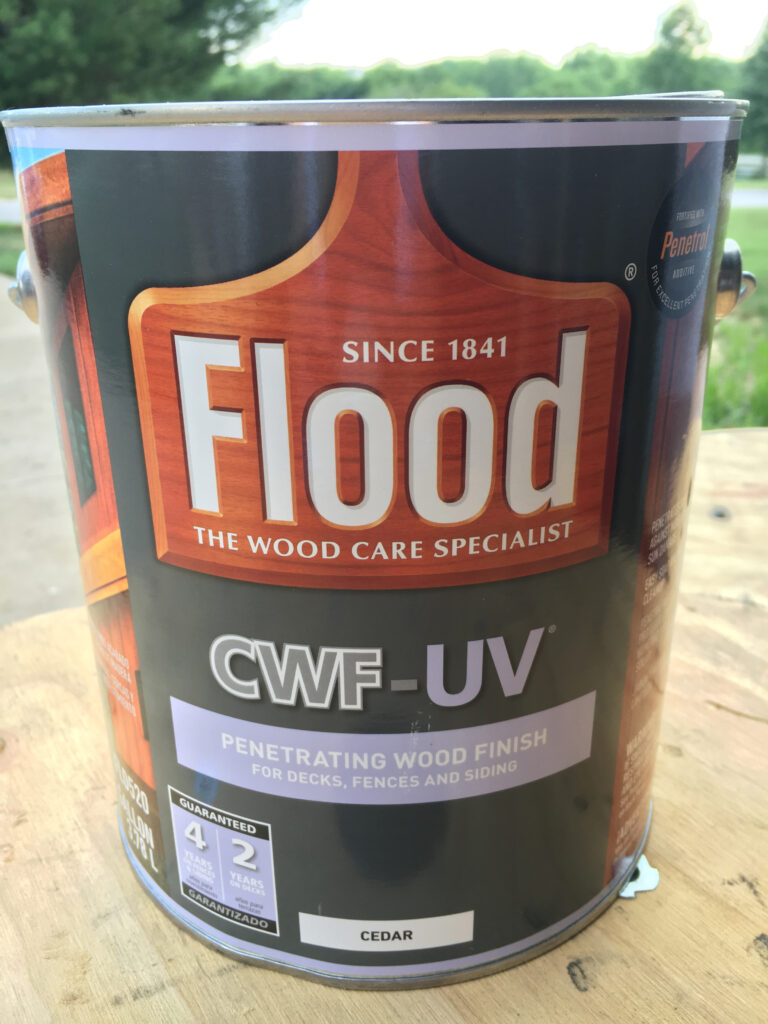 Flood brand cedar stain
