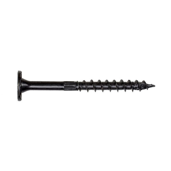 0.220 in. x 3-1/2 in. T40 6-Lobe, Low Profile Head, Black Structural Wood Screw