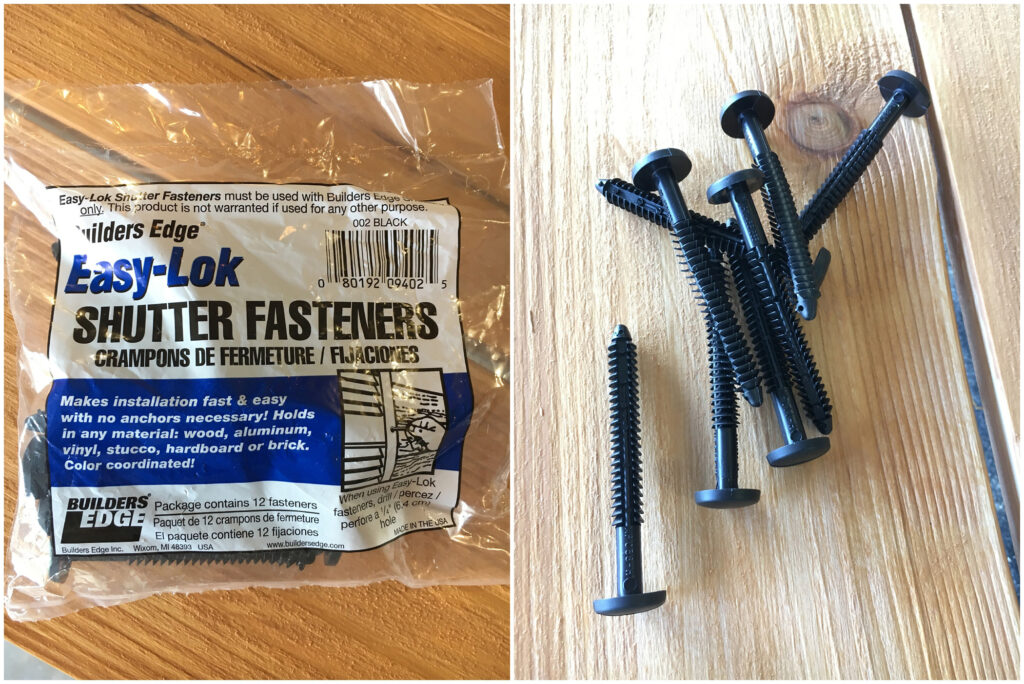 Easy-Lok Shutter Fasteners