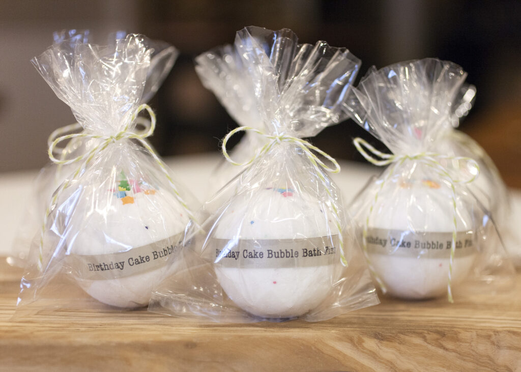 Packaged Bubble Bath Fizz Bombs