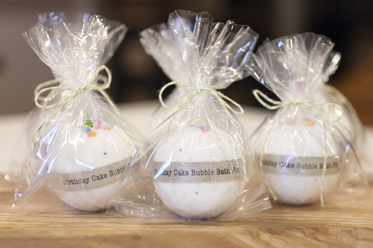 Packaged Bubble Bath Fizz Bombs