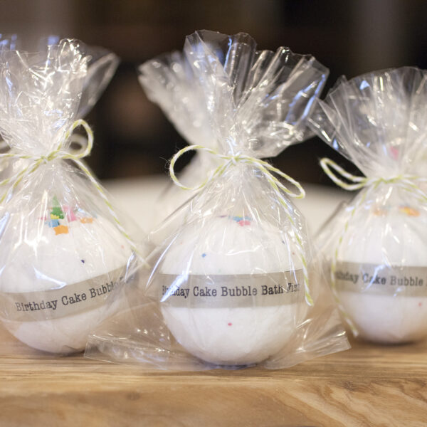 Packaged Bubble Bath Fizz Bombs