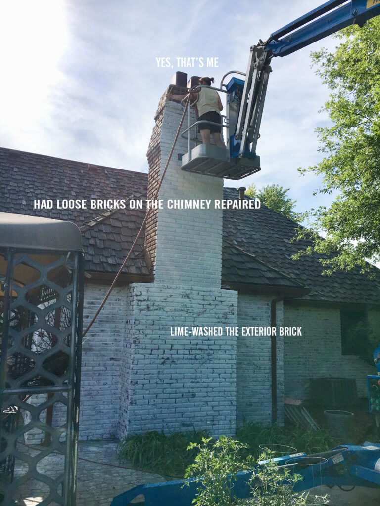 Chimney Remodel Romabio Lime Wash