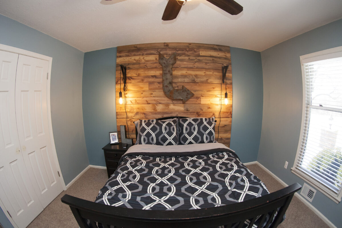 Bedroom Makeover Shiplap Accent Wall Remodel