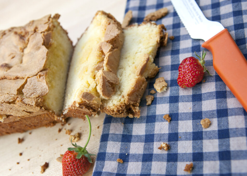 Fresh Baked Pound Cake Slices