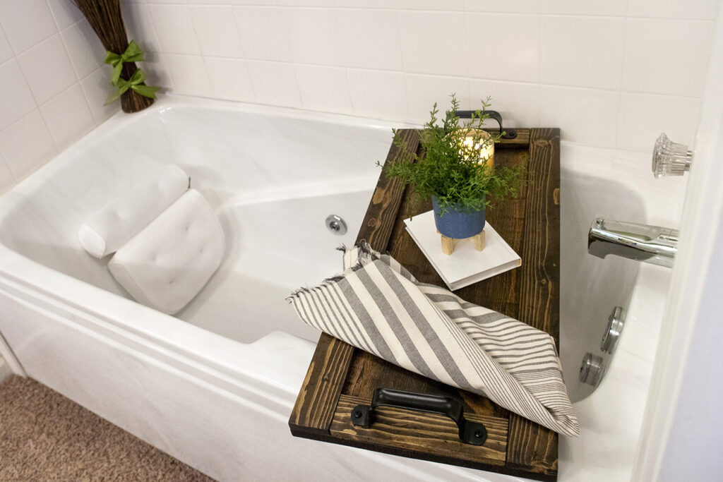 Bathroom Decor Tub Tray