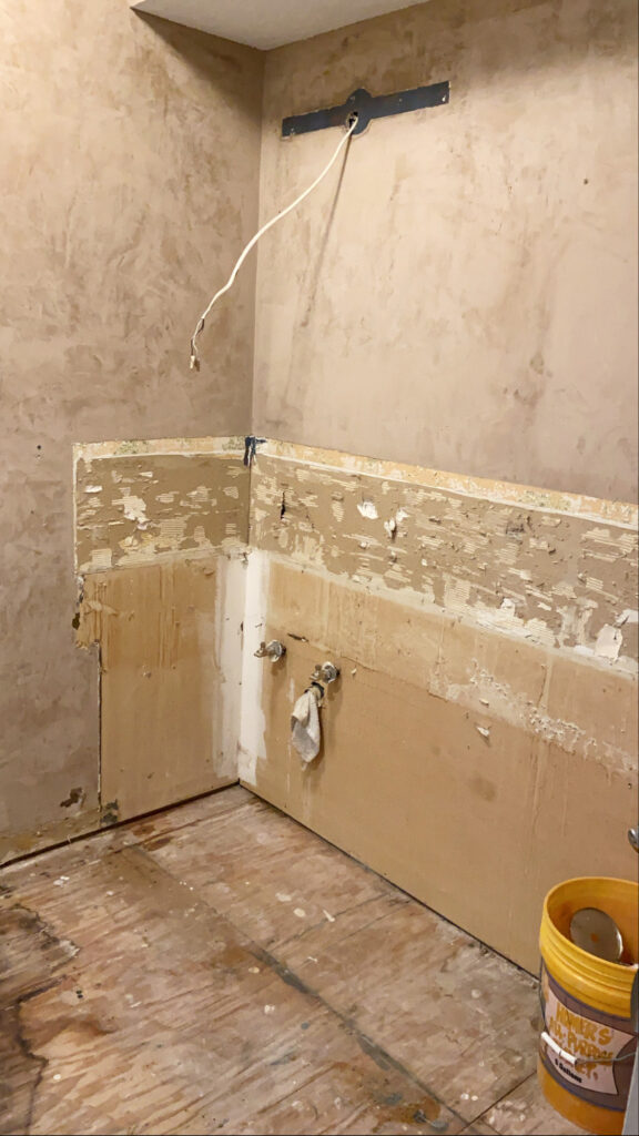 Bathroom Remodel Demo