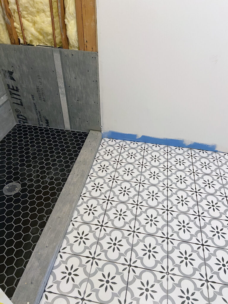 Bathroom Tile Install