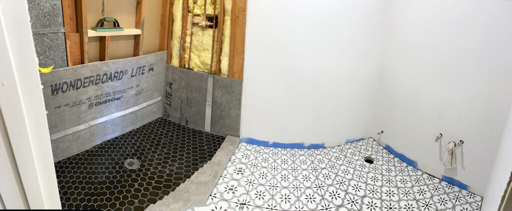 Bathroom Remodel Pano