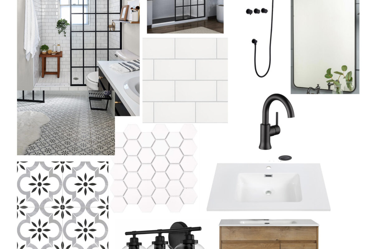 Hallway Bath Mood Board