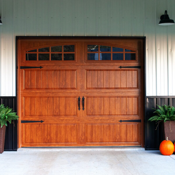 Cedar-Look Garage Door