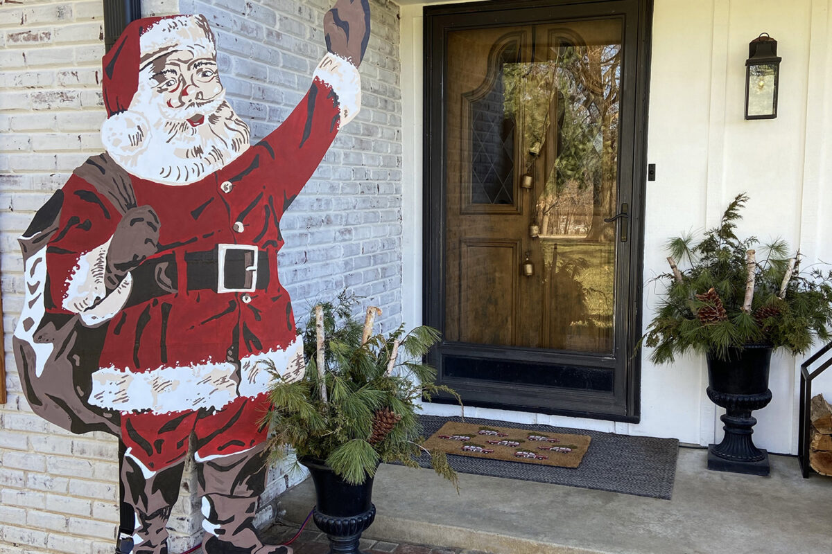 ChristyB: Paint-by-Number Santa