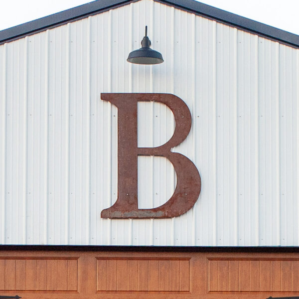 Custom Metal Barn Letter