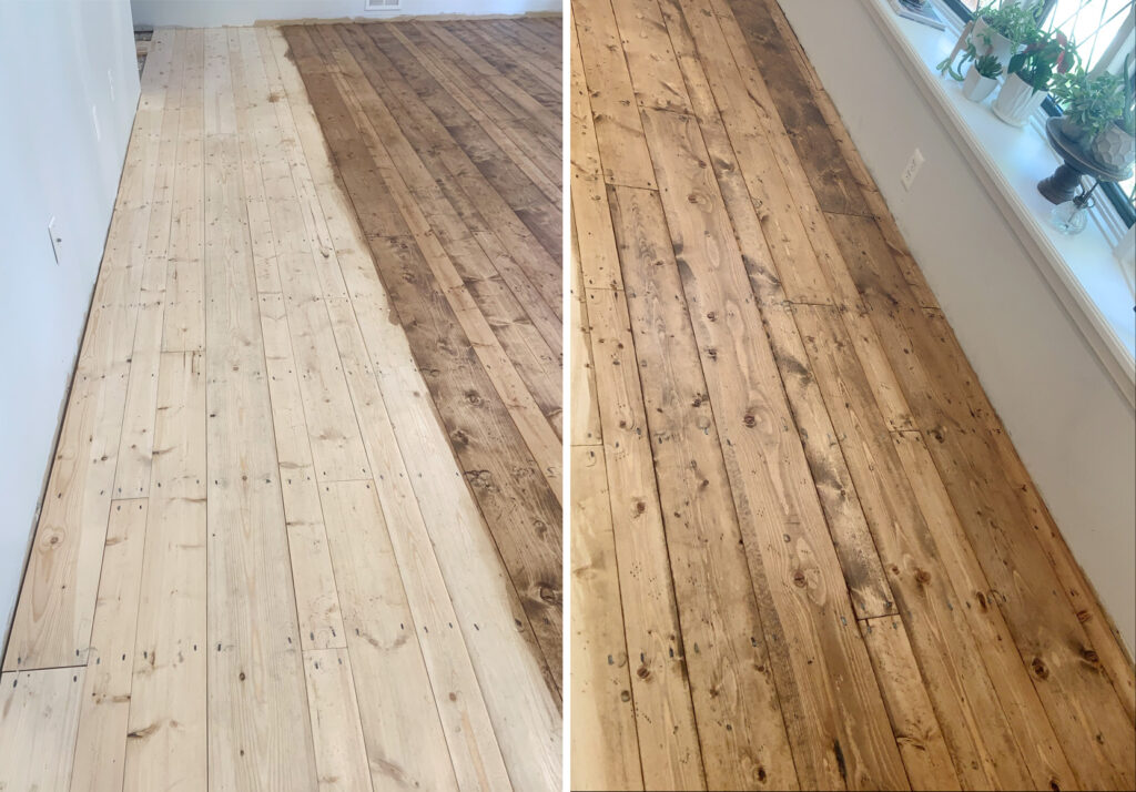 Staining Pine Wood Flooring