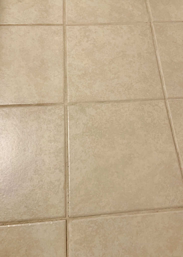 Tile Floor Before