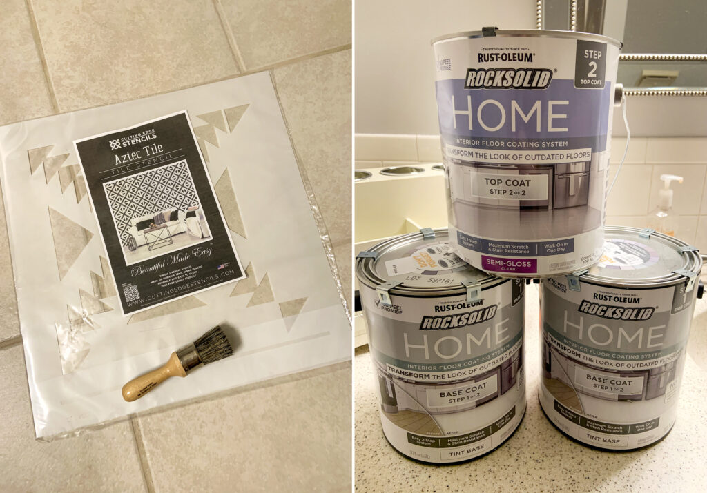 Painted Tile Floor Supplies