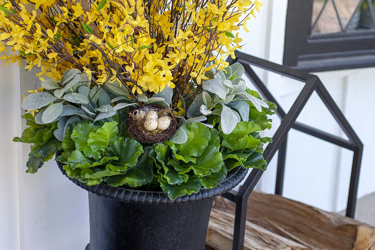 Spring Front Porch Planter