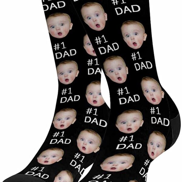 Custom Photo Dad Socks