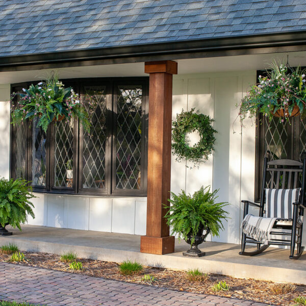 DIY Artificial Hanging Baskets