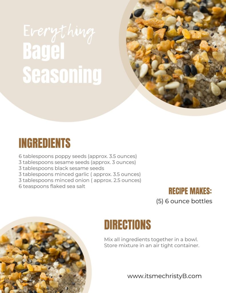 Homemade Everything Bagel Seasoning Recipe