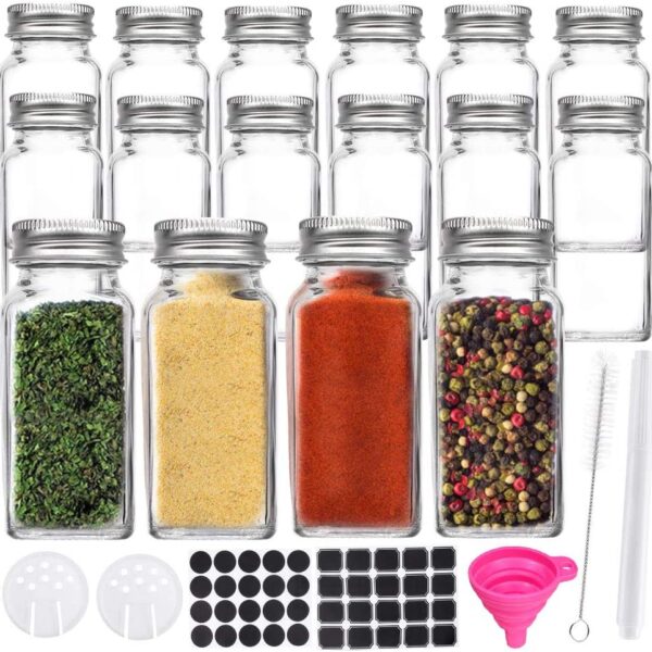 Glass Spice Jars