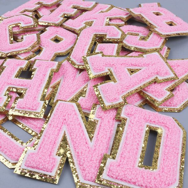 Self-Adhesive Chenille Varsity Letters