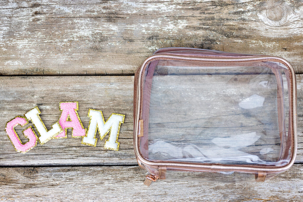 GLAM DIY Chenille Letter Bag