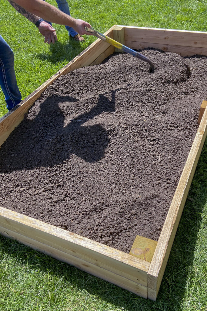 Raided Garden Bed Top Soil