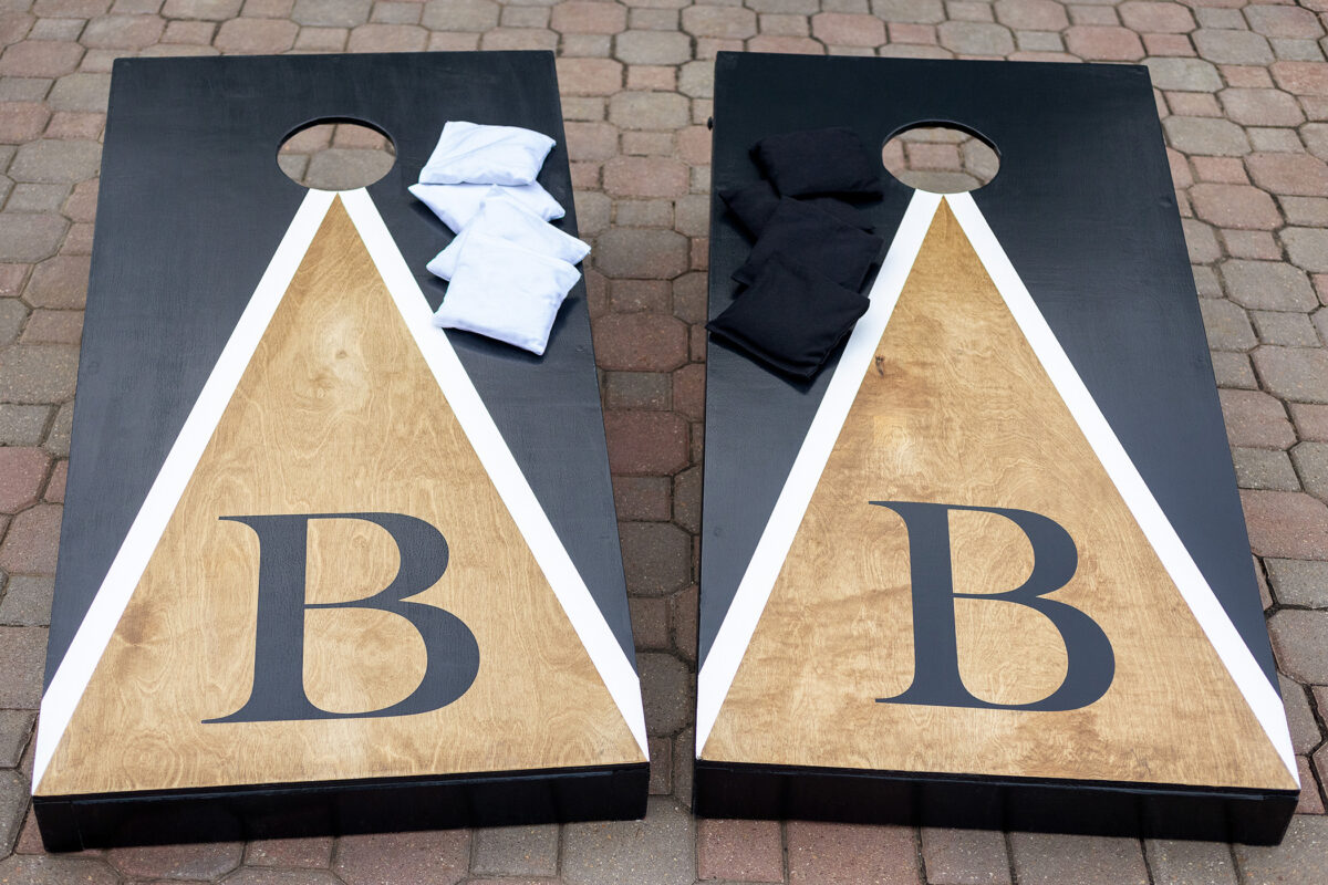 DIY Cornhole Games Finished