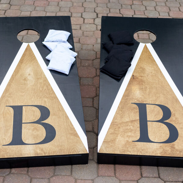 DIY Cornhole Games Finished