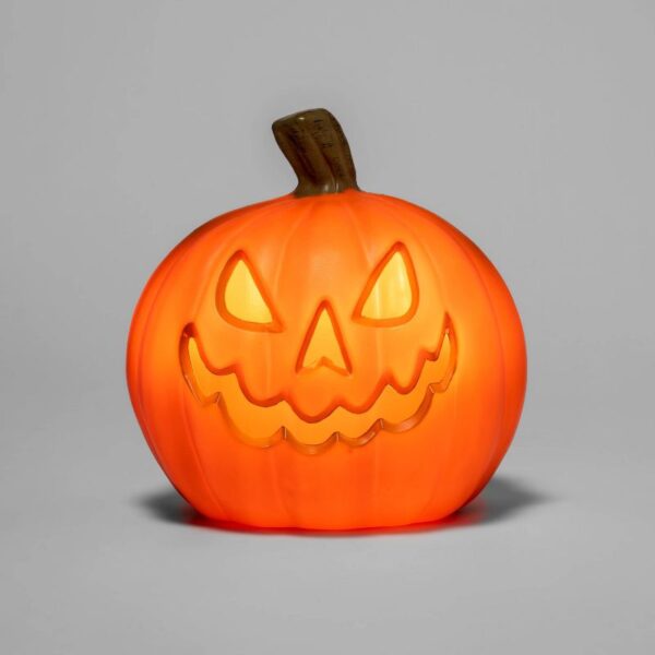 9" Light-Up Pumpkin