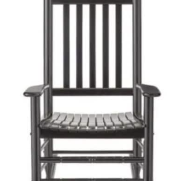 Black Outdoor Rocking Chair