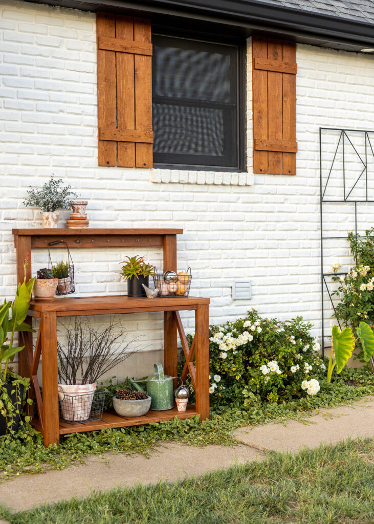 DIY Potting Bench