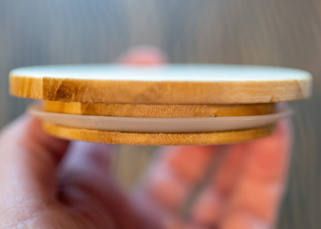 Unfinished Lid Close-Up