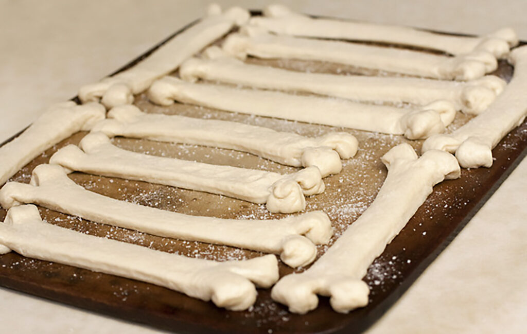 Halloween Salty Bones Breadsticks