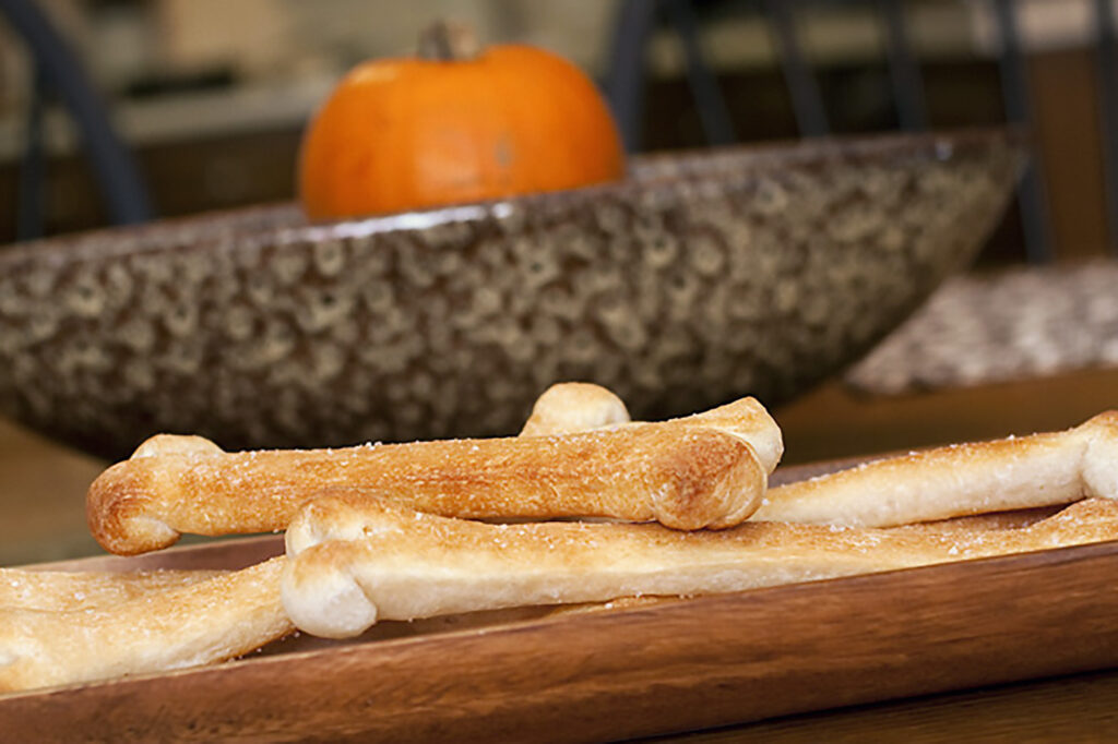 Halloween Bones Breadsticks