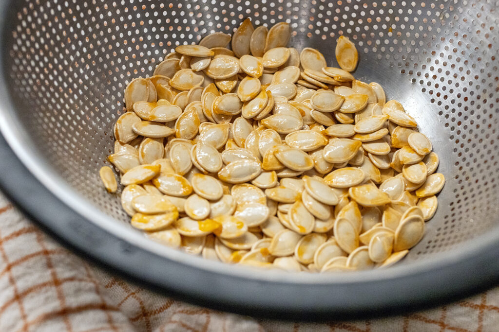 Rinse Roasted Pumpkin Seeds