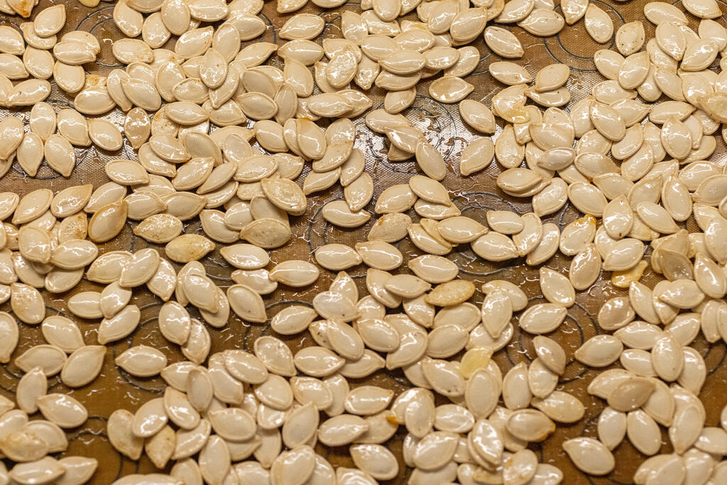 Roasted Pumpkin Seeds Prep