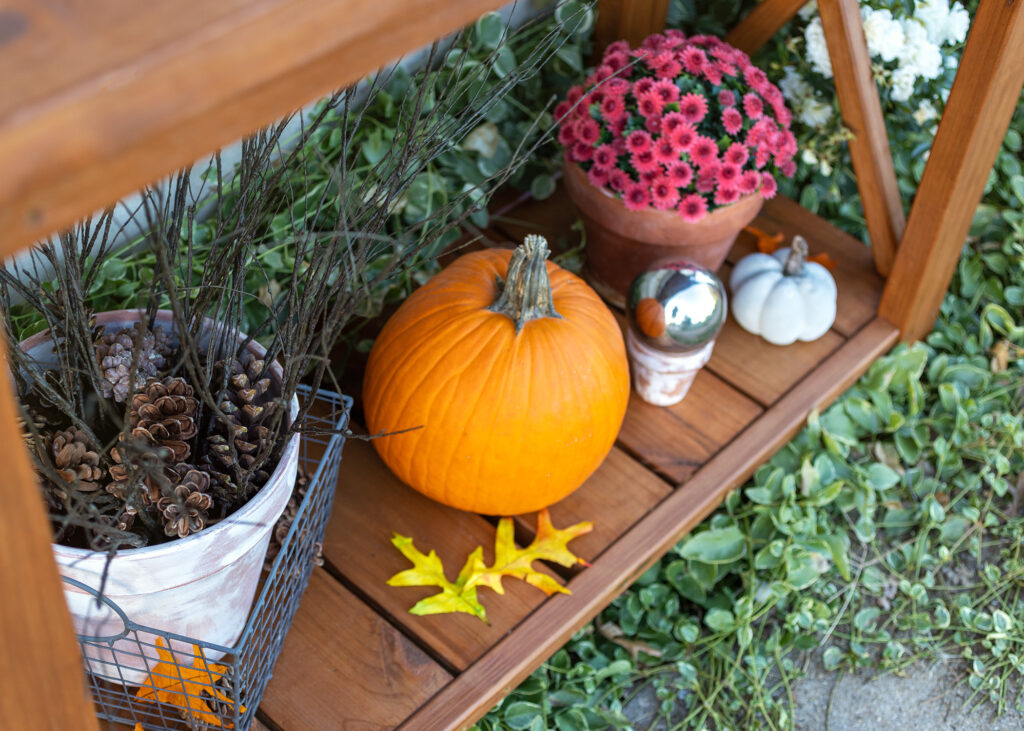 Fall Potting Bench