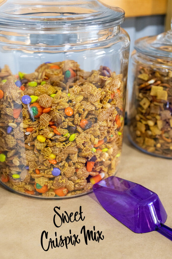 Halloween Fall Party Sweet Crispix Mix