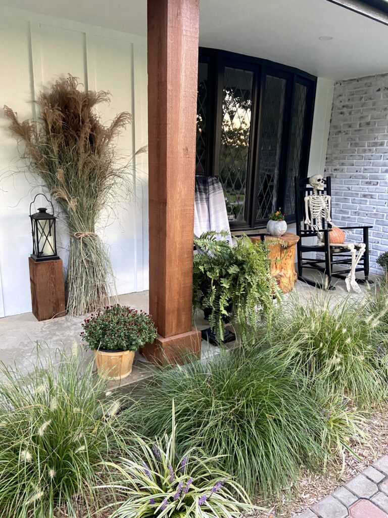 Fall Porch  Pampas Grass