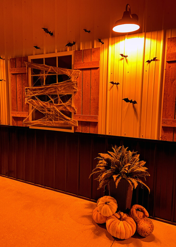 Spooky Halloween Barn Decor