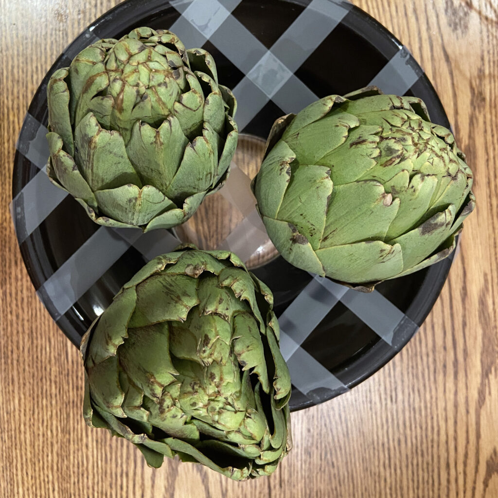 Drying Artichokes - Step 4