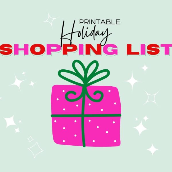 Printable Christmas Shopping List