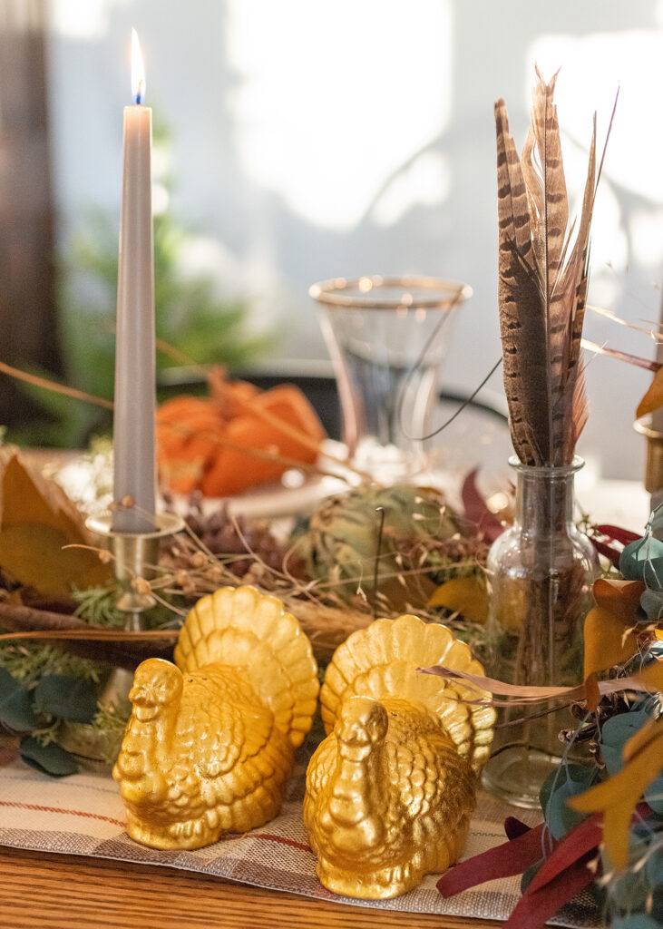 Thanksgiving Turkeys Tablescape