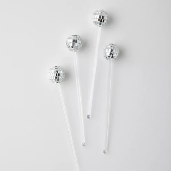 Urban Outfitters Disco Ball Swizzle Stick Set