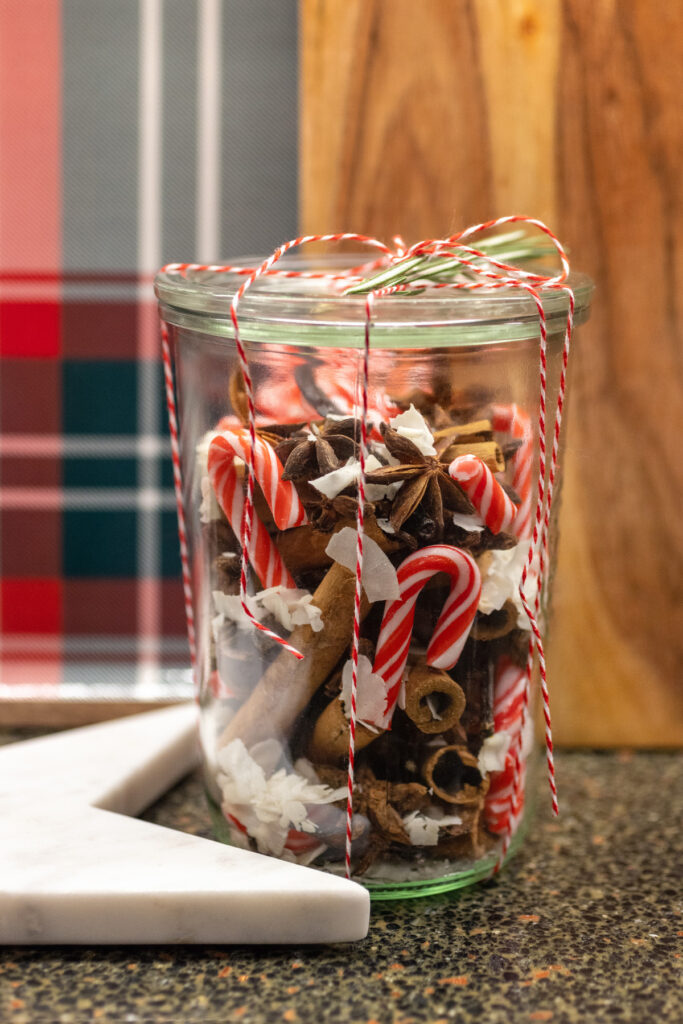 Candy Cane Stovetop Potpourri