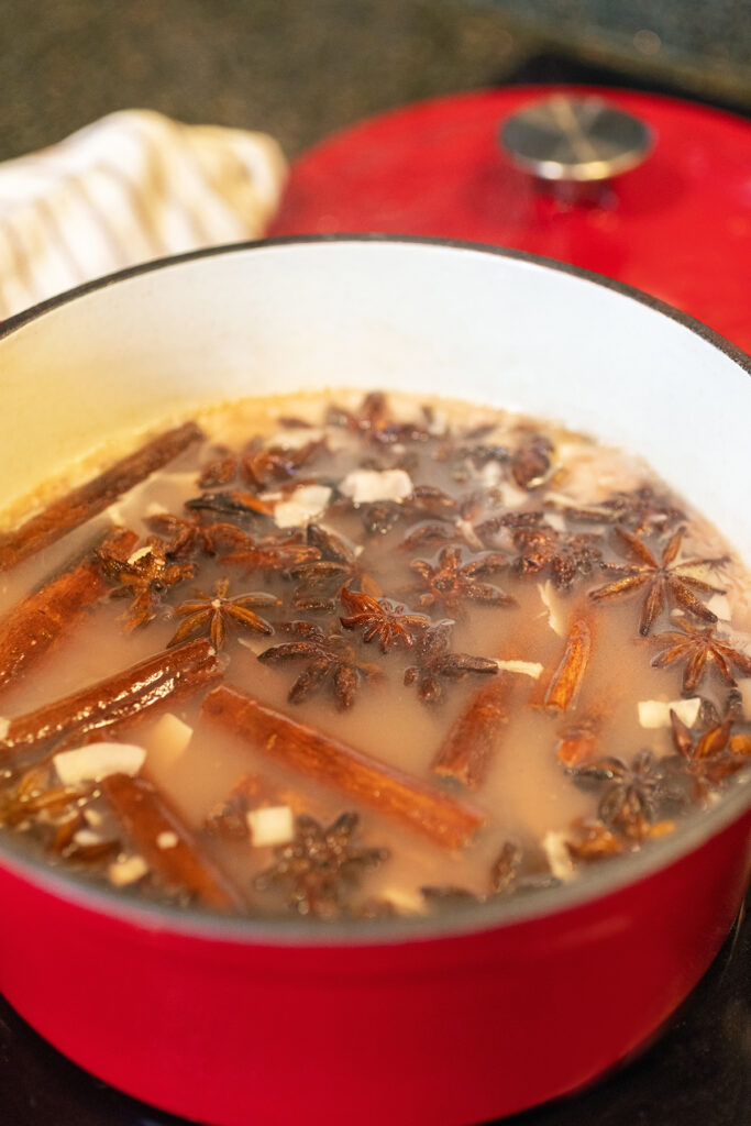 Candy Cane Stovetop Potpourri Ingredients