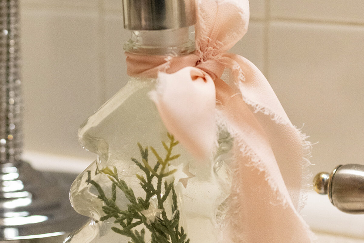 Christmas Soap Dispenser DIY