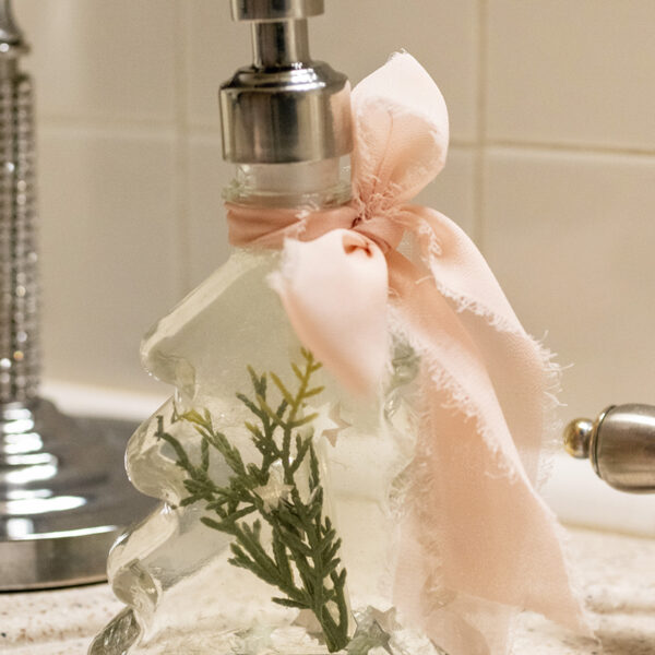 Christmas Soap Dispenser DIY